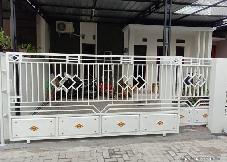 pintu sorong minimalis modern aceh